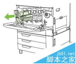 HP CM6030/6040打印機(jī)怎么更換碳粉盒成像鼓?
