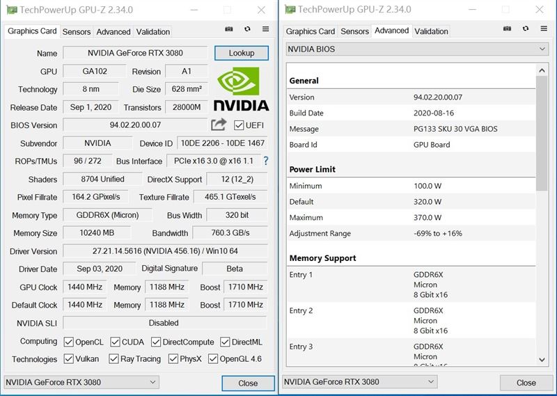 NVIDIA RTX3080值得入手嗎 NVIDIA RTX3080顯卡詳細評測