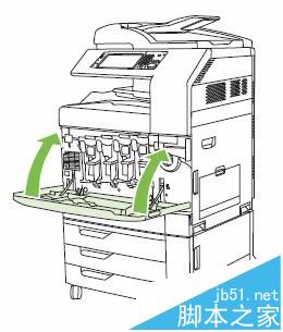 HP CM6030/6040打印機(jī)怎么更換碳粉盒成像鼓?
