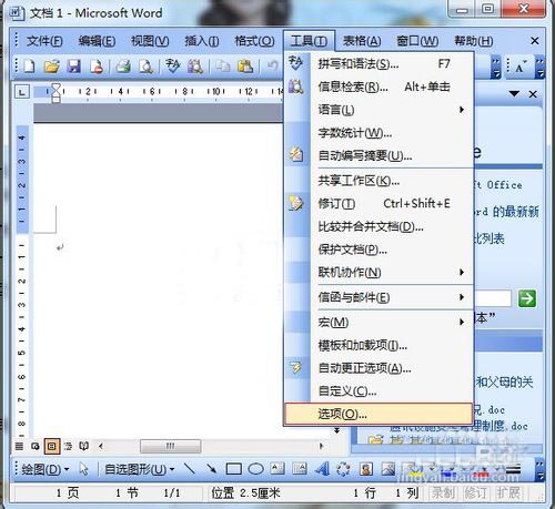 Word2003打開文檔CPU占用資源大的問題的解決辦法