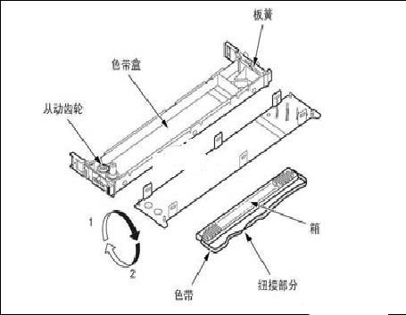 EPSON愛普生打印機(jī)怎么安裝色帶?