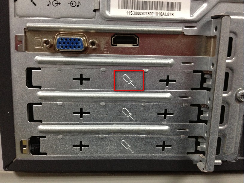 臺式機(jī)電腦主機(jī)箱后檔片開啟兩種方法圖解