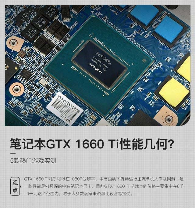 GTX 1660 Ti筆記本顯卡性能如何 5款熱門游戲?qū)崪y(cè)