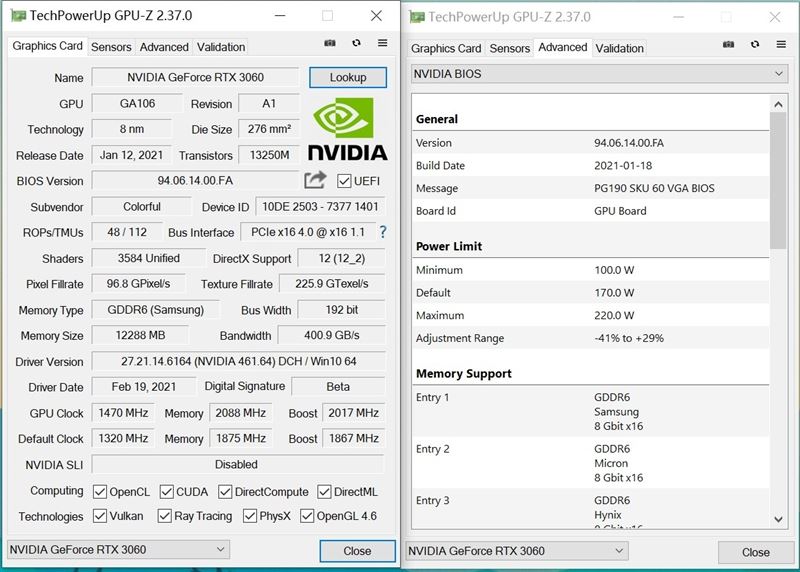 iGame RTX3060 Advanced OC 12G顯卡全方位評(píng)測(cè)
