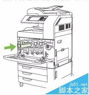 HP CM6030/6040打印機(jī)怎么更換碳粉盒成像鼓?