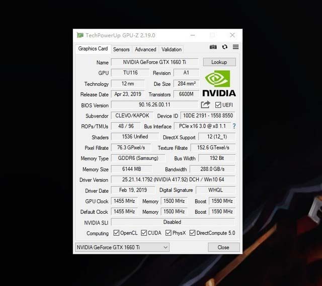 GTX1660Ti顯卡性能好不好 搭載GTX1660Ti神舟戰(zhàn)神Z7-CT7NA詳細評測