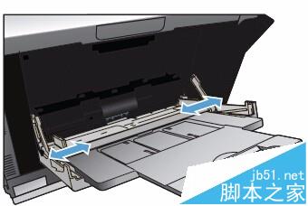 HP CP5225彩色激光打印機(jī)怎么給紙盒1和紙盒2放紙?