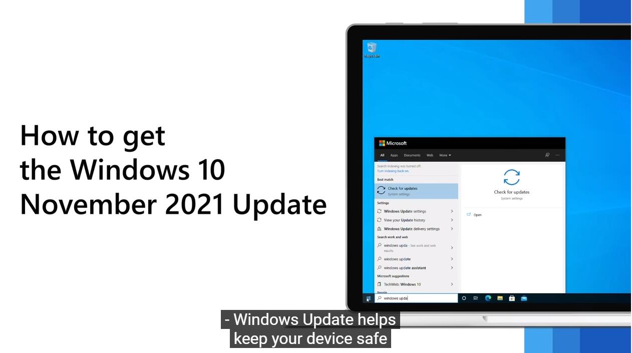微軟正式發(fā)布Windows 10 版本 21H2，不強(qiáng)制用戶(hù)更新Windows11