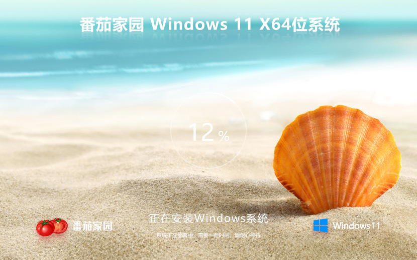 純凈版win11系統(tǒng)下載 番茄花園x64位精簡版 GHOST鏡像 免激活下載