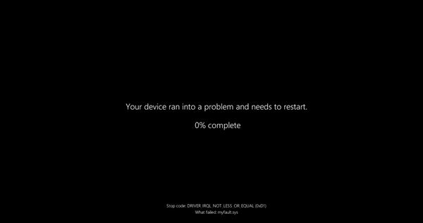 微軟測試全新Windows 11藍屏界面：沒有了二維碼和表情