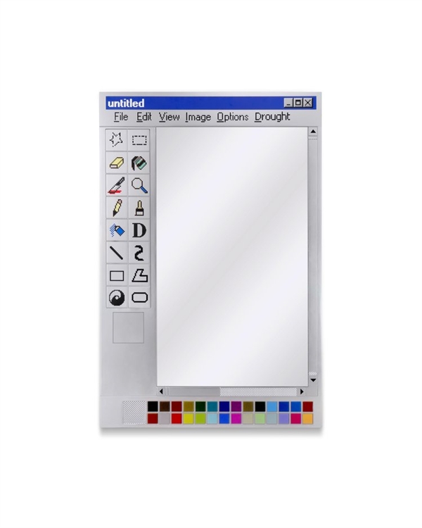 文創(chuàng)公司推Windows 95經(jīng)典“畫(huà)圖”掛鏡：賣(mài)到2880元不便宜