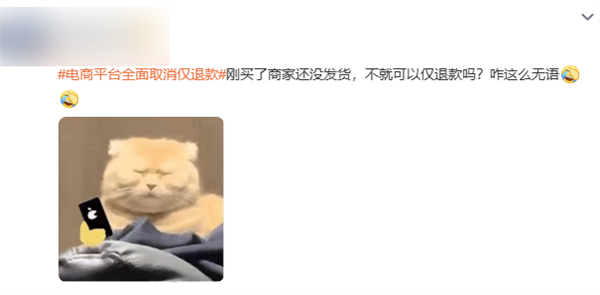 太好了 仅退款基本完蛋了！