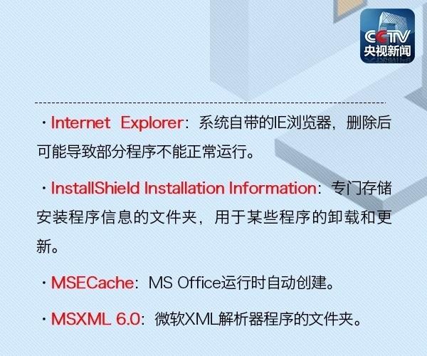 C盤文件知識(shí)掃盲：C盤常見文件夾作用