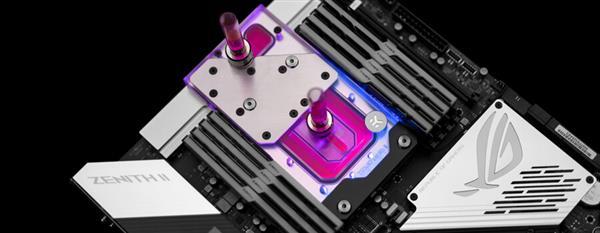 64核撕裂者福音！EK發(fā)布ROG Zenith II Extreme主板專用水冷頭
