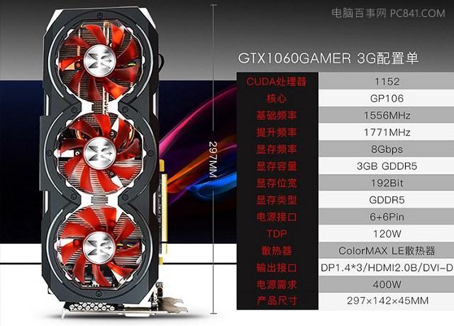 GTX1060 3G和6G性能相差大嗎？GTX10606G和3G區(qū)別對比