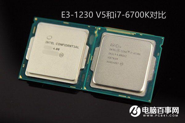 E3-1230v5和i7-6700K哪個好？i7-6700K與E3-1230V5對比評測