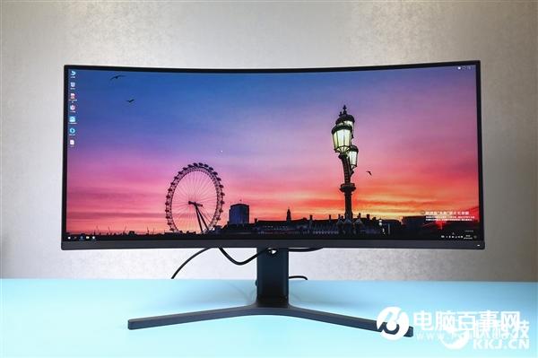 144Hz 2K帶魚屏！小米曲面顯示器34英寸圖賞