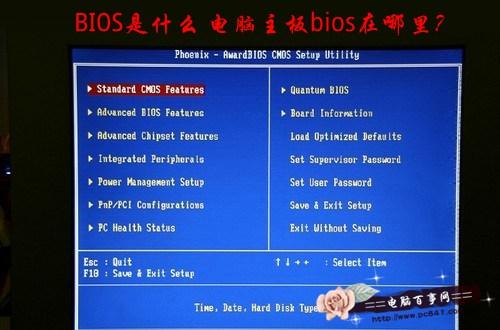 BIOS是什么？電腦主板bios在哪里？