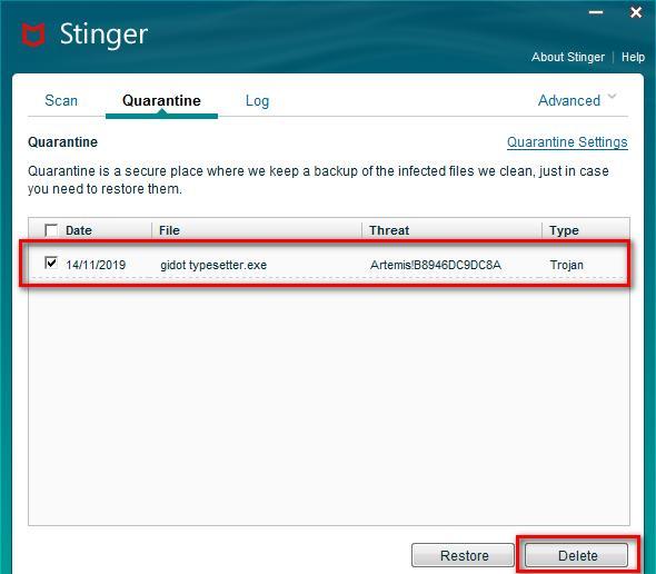 McAfee Stinger Raptor(邁克菲殺毒軟件)