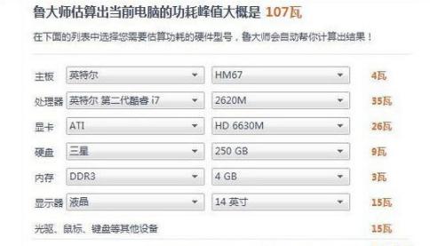 笔记本功耗,小编教你笔记本功耗标准是多少
