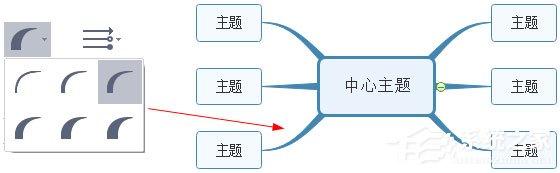 MindMaster改变分支样式的操作步骤