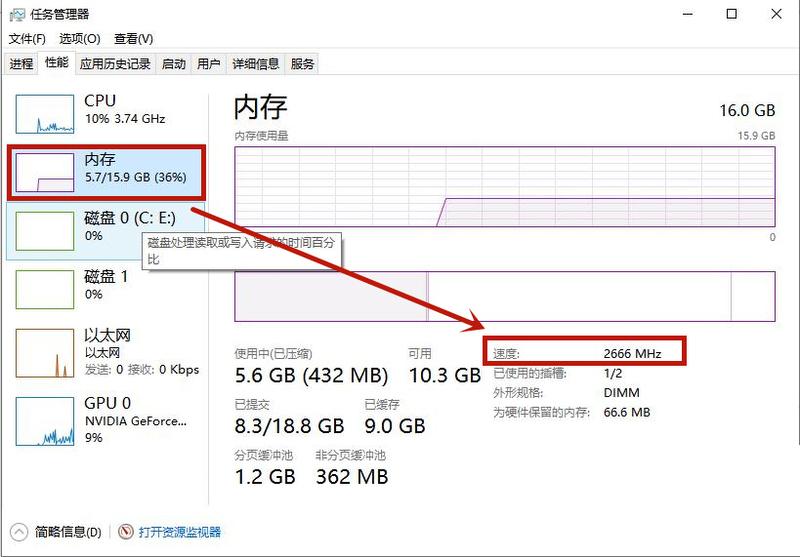 电脑内存频率高有什么好处？Win10内存频率怎么看？